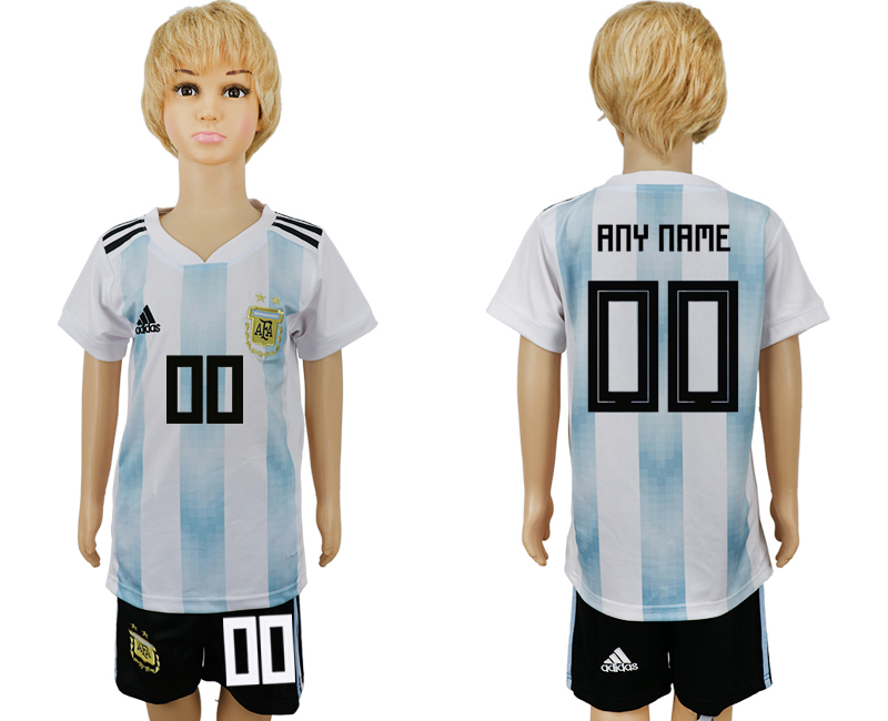 2018 World Cup Children football jersey ARGENTINA CHIRLDREN YOUR